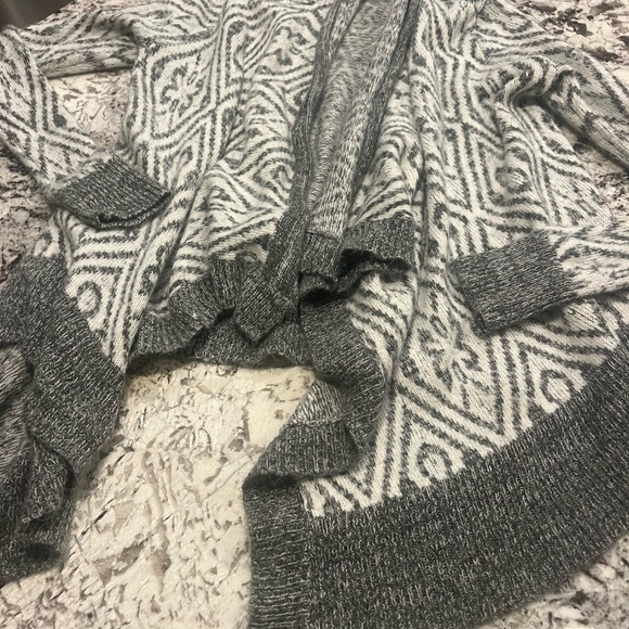 Abercrombie size XS slouchy open front cardigan - Picture 2 of 5